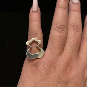 PERUVIAN bear sterling silver ring 🌟